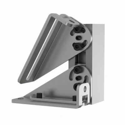 Support d'angle pour porte de placard GoodHome arius vendu par 2