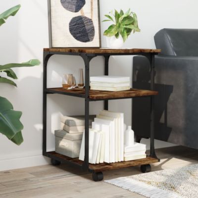 ETHU Support d'imprimante multi-rangements, étagère pour fax, table d