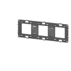 Support de fixation 3 postes Legrand Mosaic composable