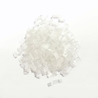 20 Clips De Fixation Transparents Pour Bandes LED 10mm - Adhésif Puissant Et Vis Incluses