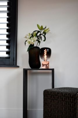 Support de lampe de table Holder cuivré E27 40W IP44 H.8,5cm Calex