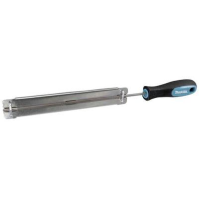Support de lime Makita D-70948 avec lime ronde 4,0 mm pour chaînes 3/8"P ou 1/4"