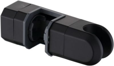 Support de pommeau de douche universel , adapté au système de douche (noir, 13,5 x 4 cm)