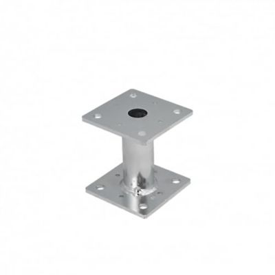 Support de poteau Domax PMF 80/200 pour béton zingué 80x80x200x4 mm 1 pièce