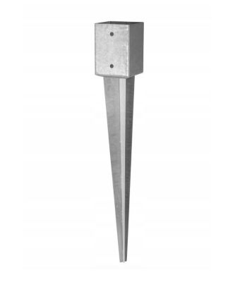 Support de poteau à enfoncer Domax PSG pour poteaux bois 45 x 45 x 600 mm