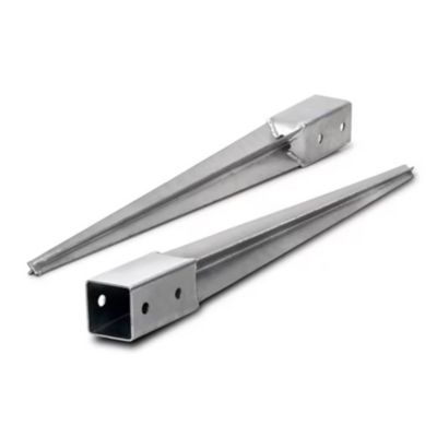 Support de poteau à enfoncer Domax PSG pour poteaux bois 70 x 70 x 750 mm