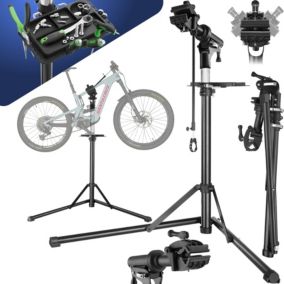 Support de réparation pour vélo Poids supporté 50 kg, pliable avec fermetures rapides