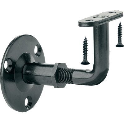 Support de rampe métal coudée réglable