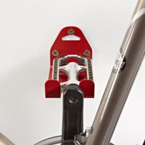 Support de rangement à vélo Mottez L. 8 cm x P. 13,8 cm fixation par la pédale