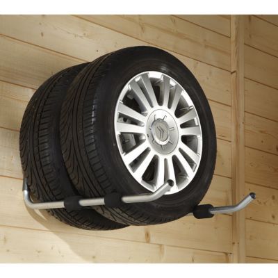 Support de rangement équerre double gainé Mottez L. 30 cm acier