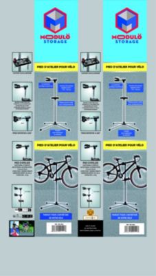 Support de réparation de vélo 110 à 143 cm - charge max 30kg