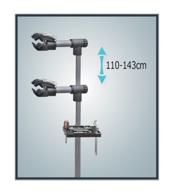 Support de réparation de vélo 110 à 143 cm - charge max 30kg