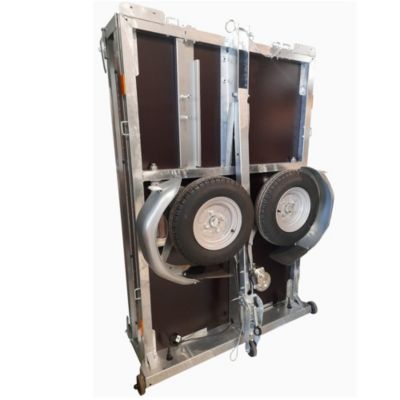 Support de roue de secours pour remorque pliante 67.70 x 12.30 x 4.60 cm
