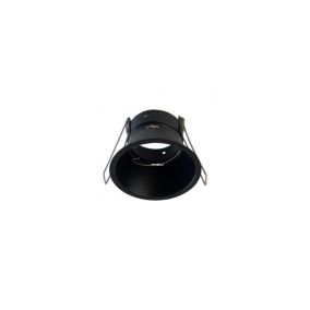 Support de Spot Basse Luminance 83mm IP20 Noir - perçage 74mm