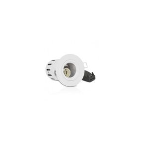 Support de Spot LED Encastrable + Douille GU10 Etanche IP65 90mm - perçage 73mm