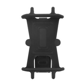 Support de téléphone universel en silicone noir pour smartphone jusqu'à 6,5 pouces T'nb UMBIKE1