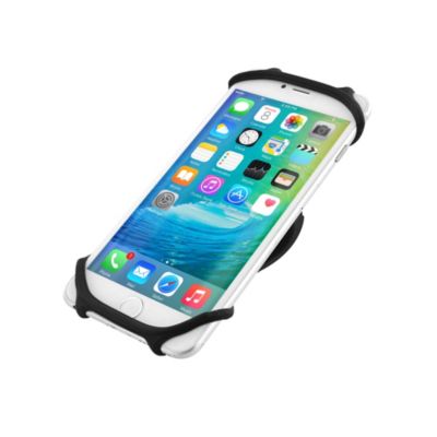 Support de téléphone universel en silicone noir pour smartphone jusqu'à 6,5 pouces T'nb UMBIKE1