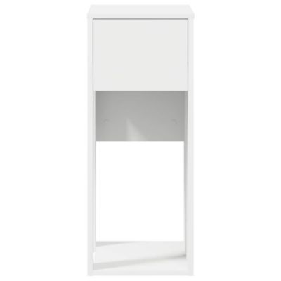 Support de tour d'ordinateur avec tiroir blanc 30x44x74 cm vidaXL