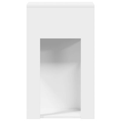 Support de tour d'ordinateur avec tiroir blanc 30x44x74 cm vidaXL