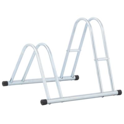 Support de vélo au sol autoportant pour 2 vélos acier galvanisé vidaXL
