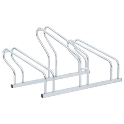 Support de vélo au sol autoportant pour 3 vélos acier galvanisé vidaXL