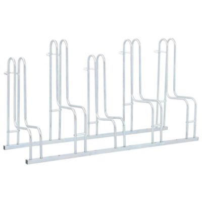 Support de vélo au sol autoportant pour 5 vélos acier galvanisé vidaXL