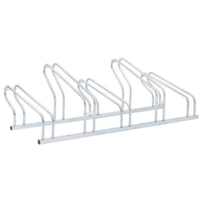 Support de vélo au sol autoportant pour 5 vélos acier galvanisé vidaXL