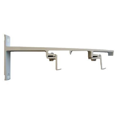 Support Double Pour Tringle Coloris Laque Blanc Castorama