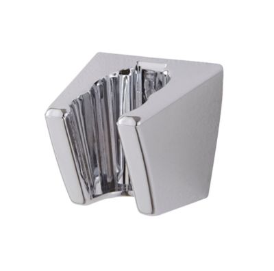 Support douchette chrome fixation murale
