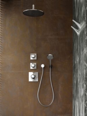 Support douchette mural chromé Hansgrohe Porter'S