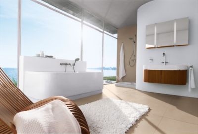 Support douchette mural chromé Hansgrohe Porter'S