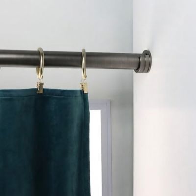 Support Entre-murs en Nickel Mat Diam.28mm pour barre à rideaux - Boulet