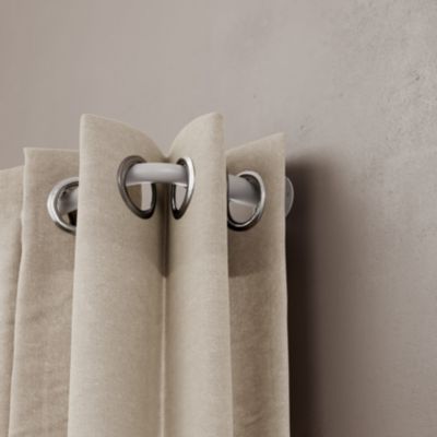 Support extensible coudé tringle à rideau Anafi métal blanc Ø19mm GoodHome