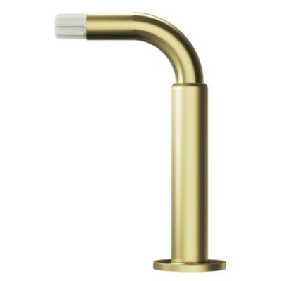 Support extensible coudé tringle à rideau Elasa métal doré Ø19mm GoodHome