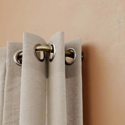 Support extensible coudé tringle à rideau Elasa métal doré Ø19mm GoodHome