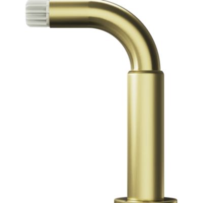 Support extensible coudé tringle à rideau Elasa métal doré Ø28mm GoodHome