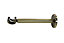 Support extensible long pour barre à rideau GoodHome bronze Ø16/19 cm