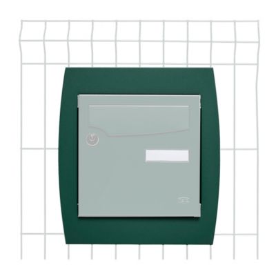 Support grillage rigide & palissade Vert mat sablé RAL 6005MS
