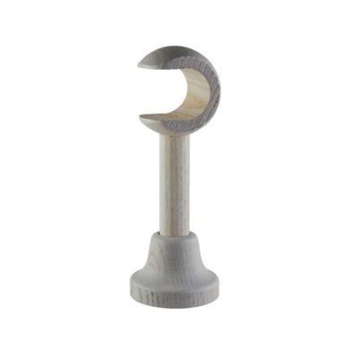 Support long pour barre à rideau GoodHome 28 mm Chalki blanc