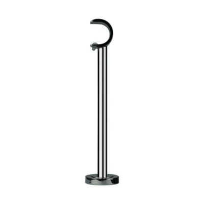 Support long pour barre à rideau GoodHome Kimlos noir