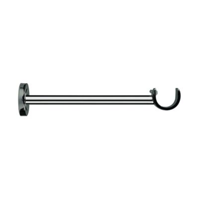 Support long pour barre à rideau GoodHome Kimlos noir