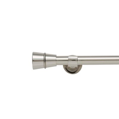 Support long pour barre à rideau GoodHome Olympe ⌀19mm chrome