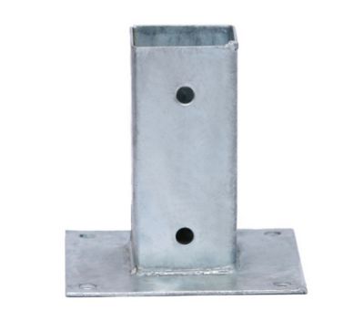 Support métallique à fixer 6 x 6 x 15 cm