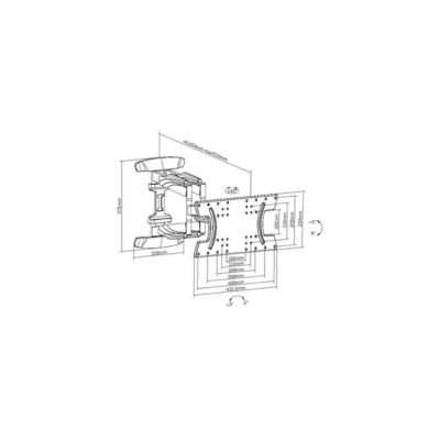 Support mural orientable H3265-6A MBG FRANCE