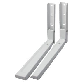 Support mural pour micro ondes blanc 780021