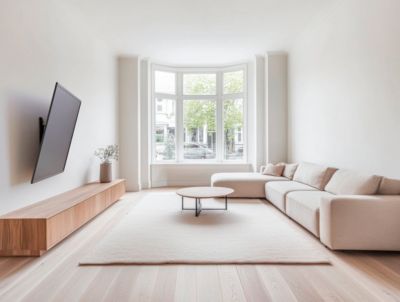 Support mural TV WAM 400TW1 inclinable et orientable 40''- 80'' Erard