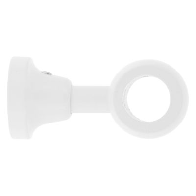 Support oeil tringle à rideau fixation plafond Volos bois de hêtre blanc Ø28mm GoodHome