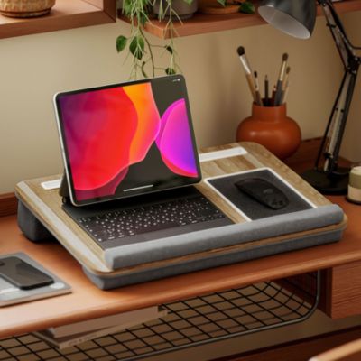 Support ordinateur laptop - plateau lit - table de lit avec coussinets ...