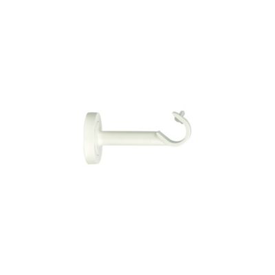 Support plafond fermé pour barre à rideau GoodHome 19 mm Anaki blanc