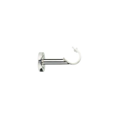 Support plafond fermé pour barre à rideau GoodHome 28 mm Olympe gris